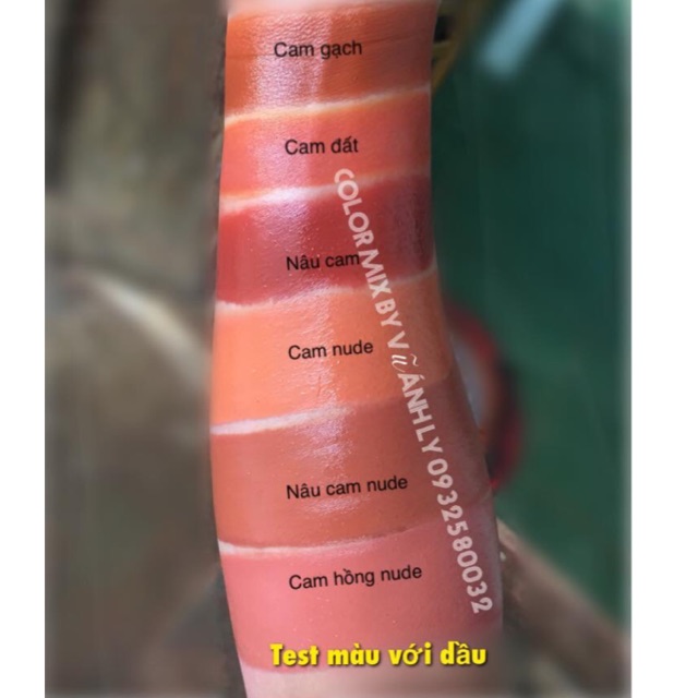 Màu đỏ rượu làm son HandMade