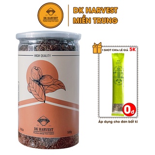 Hạt lanh nâu hữu cơ dk harvest - khối lượng 500g - hạt lanh dùng để dưỡng tóc, ủ tóc