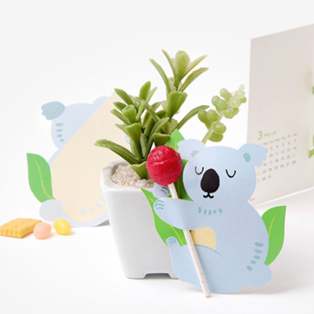 Thẻ Kẹo Tự Làm Hình Động Vật Dễ Thương