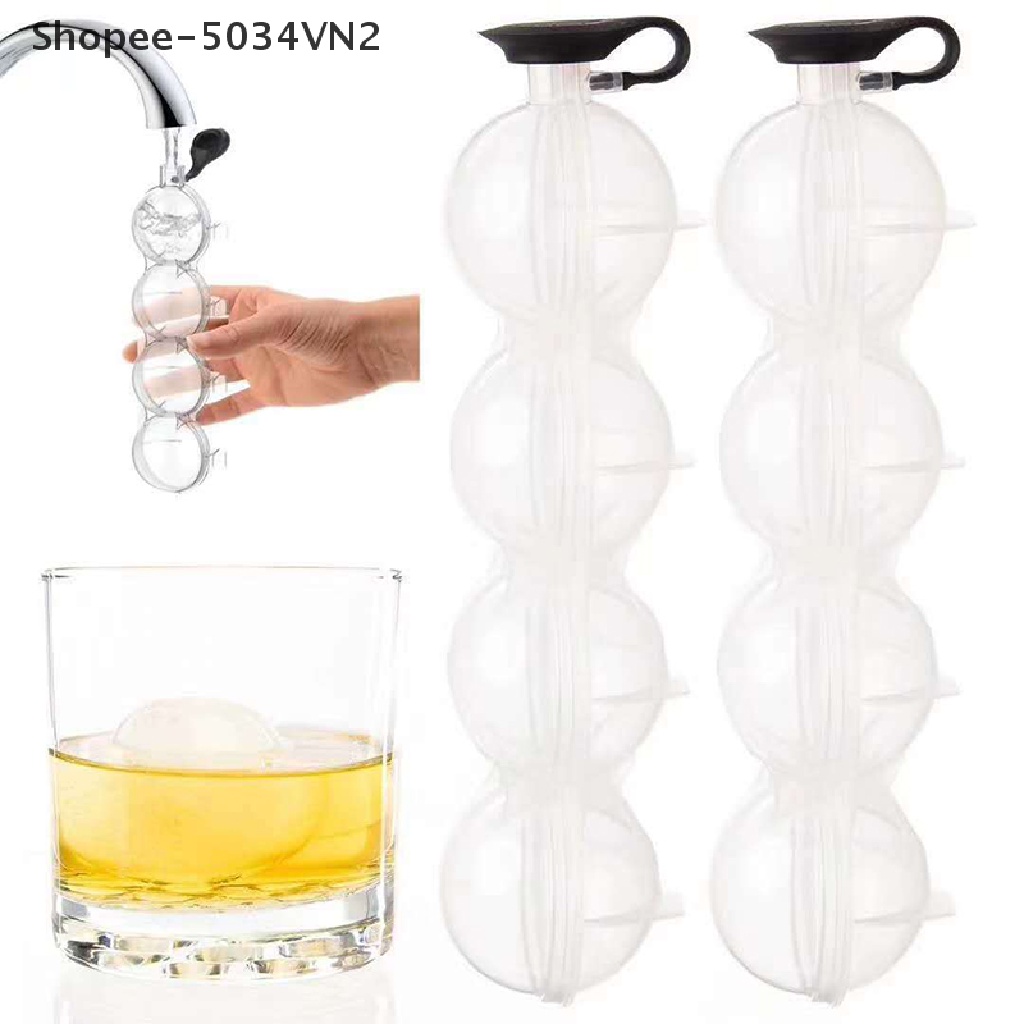 Khuôn Silicon Làm Đá 4 Lỗ Mềm Mại Cấp Thực Phẩm Tiện Dụng Shopee-5034VN2 2021