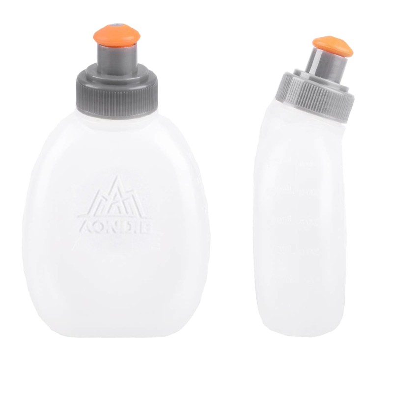 AONIJIE 2Pack 170Ml BPA-Free Leak-Proof Water Bottles Running Flasks for Hydration Belt or Vest - perfect for Running Hiking Cycling