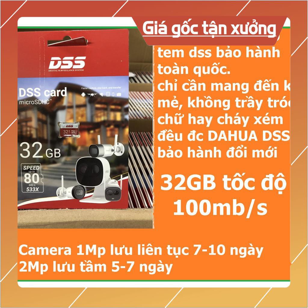 Bao rẻ Thẻ nhớ 64gb DSS 80MB/s chính hãng DSS và | BigBuy360 - bigbuy360.vn