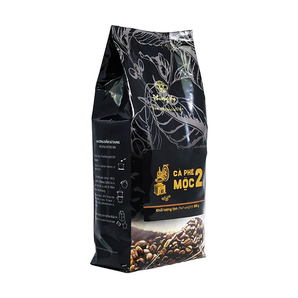 Cà Phê Nguyên Hạt - Mộc 2 - 500g - Phương Vy Coffee