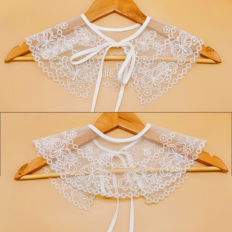 Khăn Quàng Cổ Mỏng Thắt Nơ In Họa Tiết Hoa Có Thể Tháo Rời Cho Nữ