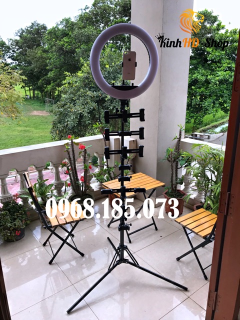 [CHÍNH HÃNG] Giá Đỡ Kẹp Điện Thoại Gắn Vào Tripod Hỗ Trợ Livestream - Live Quay Phim Nhiều Máy Cùng Lúc 🌺FREESHIP🌺 | BigBuy360 - bigbuy360.vn
