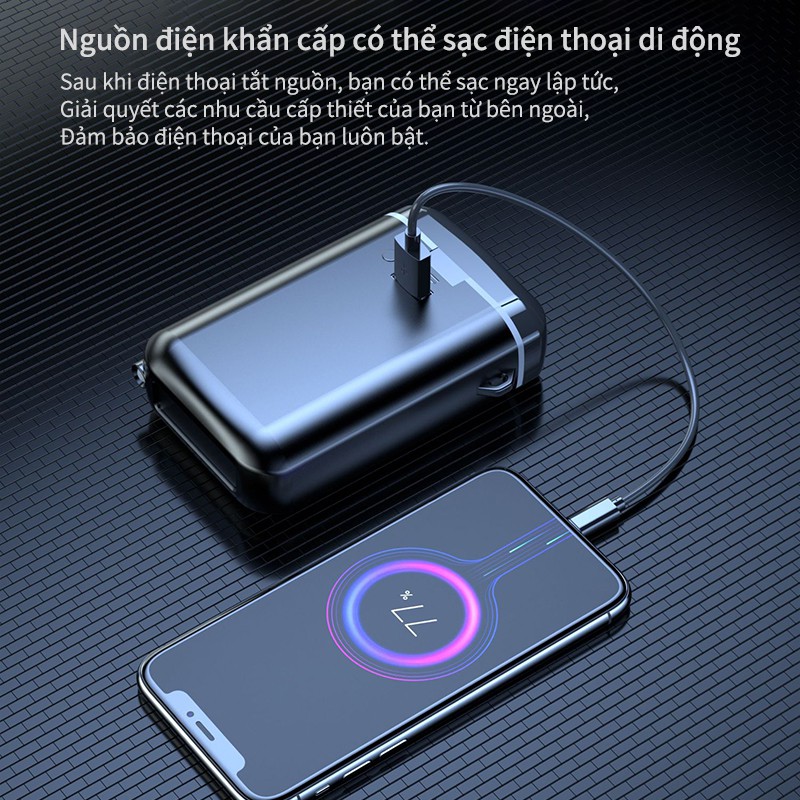 Tai nghe Bluetooth không dây M7 TWS hai tai Bluetooth 5.1 hộp pin dung lượng lớn hỗ trợ sạc điện thoại di động tai nghe thể thao chống nước