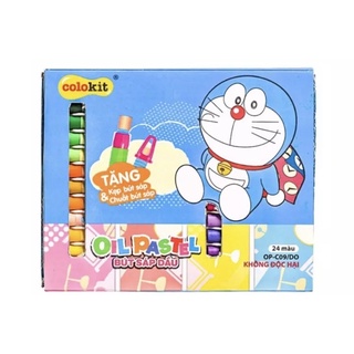 Bút sáp dầu Colokit Doraemon (12-18-24 màu)