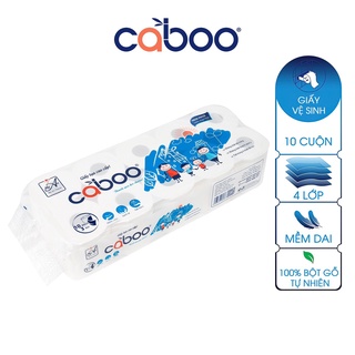 CaBoo giấy vệ sinh siêu dai 4 lớp 10 cuộn