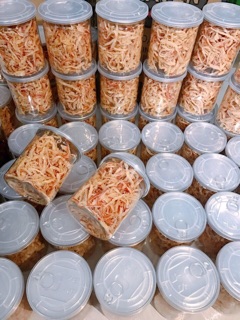 Mực hấp nước dừa hũ pet 300gr