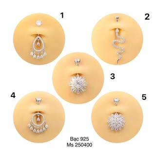 Khuyên rốn thời trang / chất liệu Bạc 925