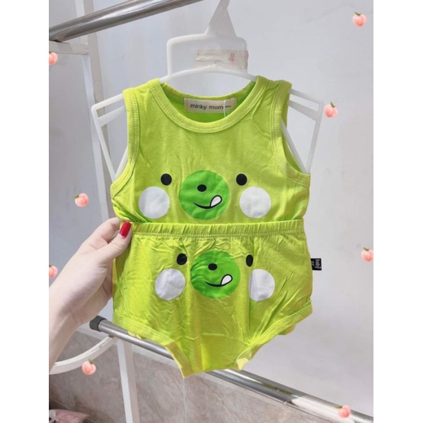 Bộ ba lỗ thun lạnh cho bé