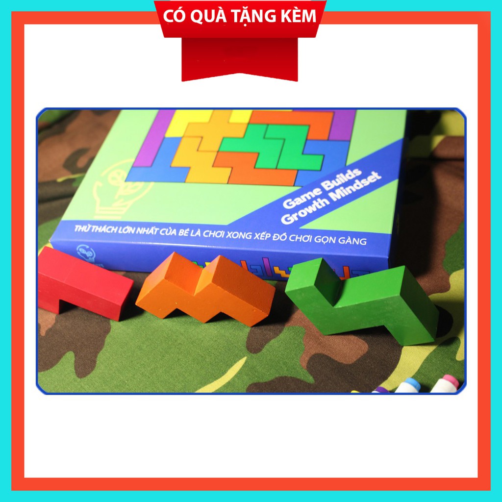 Đồ chơi xếp hình tư duy Pitomio - Tăng khả năng tập trung và tính kiên nhẫn cho con