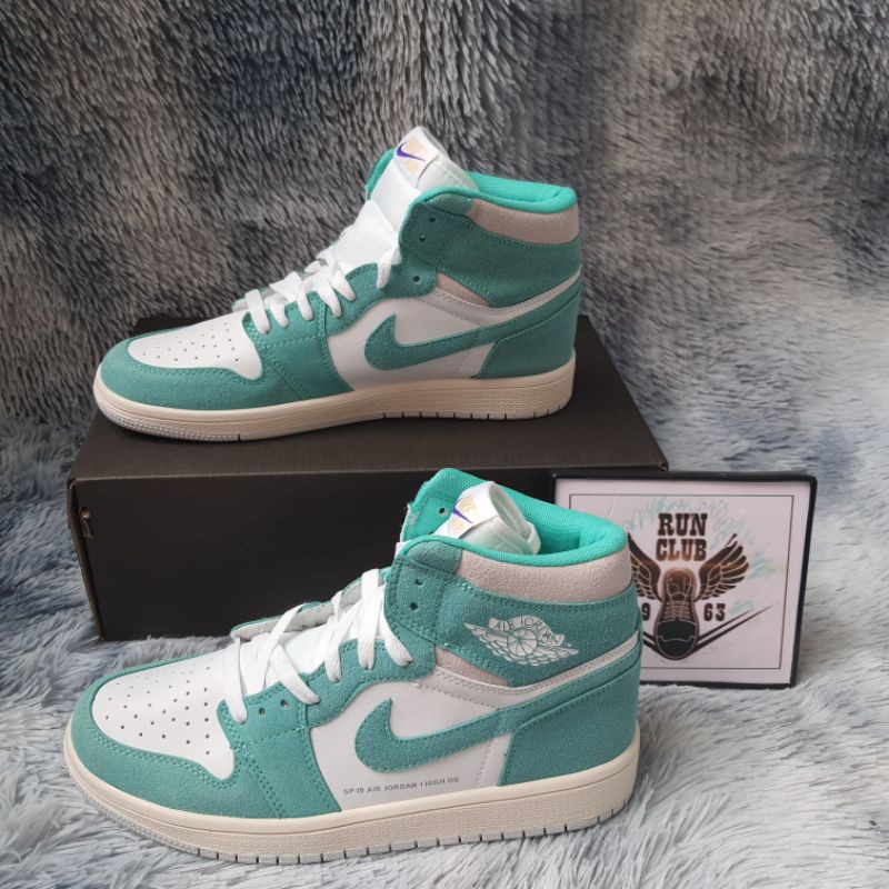 [Ảnh thật] giầy thể thao JORDAN 1 Retro High Turbo green xanh ngọc thời trang | BigBuy360 - bigbuy360.vn