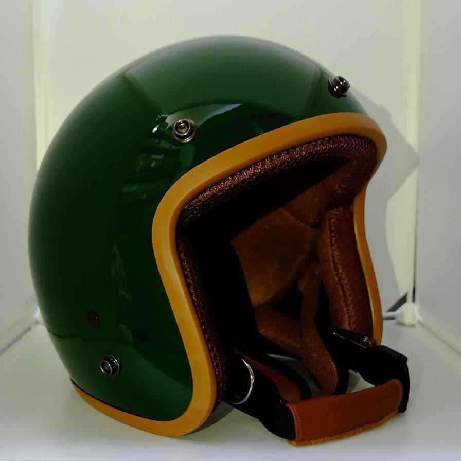 MŨ 3/4 ĐỦ MÀU SƠN BÓNG_LÓT NÂU_THỜI TRANG_AN TOÀN_ĐẠT CHUẨN (tặng kèm lưỡi trai che nắng)