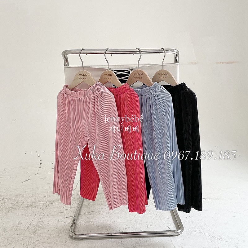 Quần Dài Lụa Jennybebe Cao Cấp Bé Gái - Nhẹ Mát Siêu Đẹp
