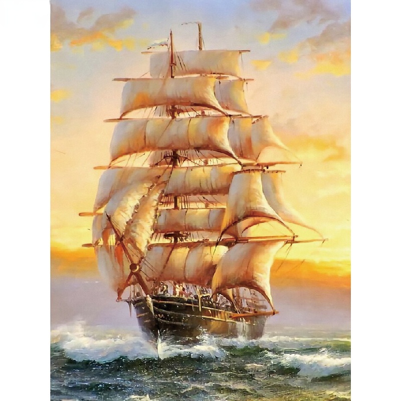 Bộ Tranh Đính Đá 5D Họa Tiết Độc Đáo DIY Dùng Trang Trí Nhà Cửa