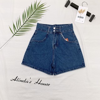 [ FREESHIP Ođ ] Quần Sooc Jean Cạp Cao Dáng Basic Fullsize S,M,L