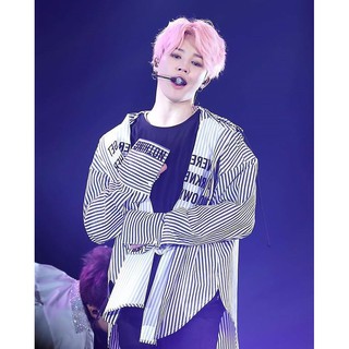 [BTS] ẢNH THẬT ÁO SƠ MI KẺ SỌC JIMIN BTS