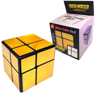Rubik Mirror Silver gương vàng 2x2 ShengShou quà tặng sáng tạo
