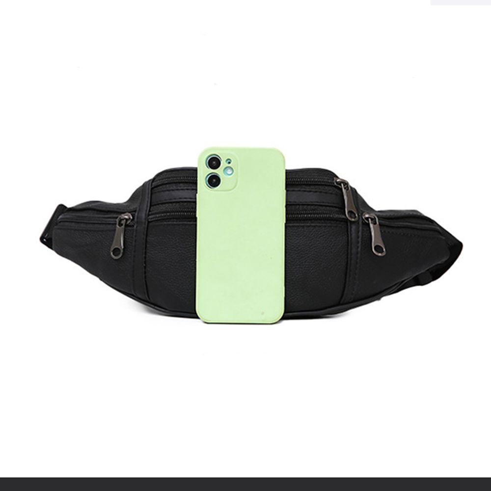 Jonye Túi Da Đeo Chéo Ngực / Thắt Lưng Hình Quả Chuối Sức Chứa Lớn unisex