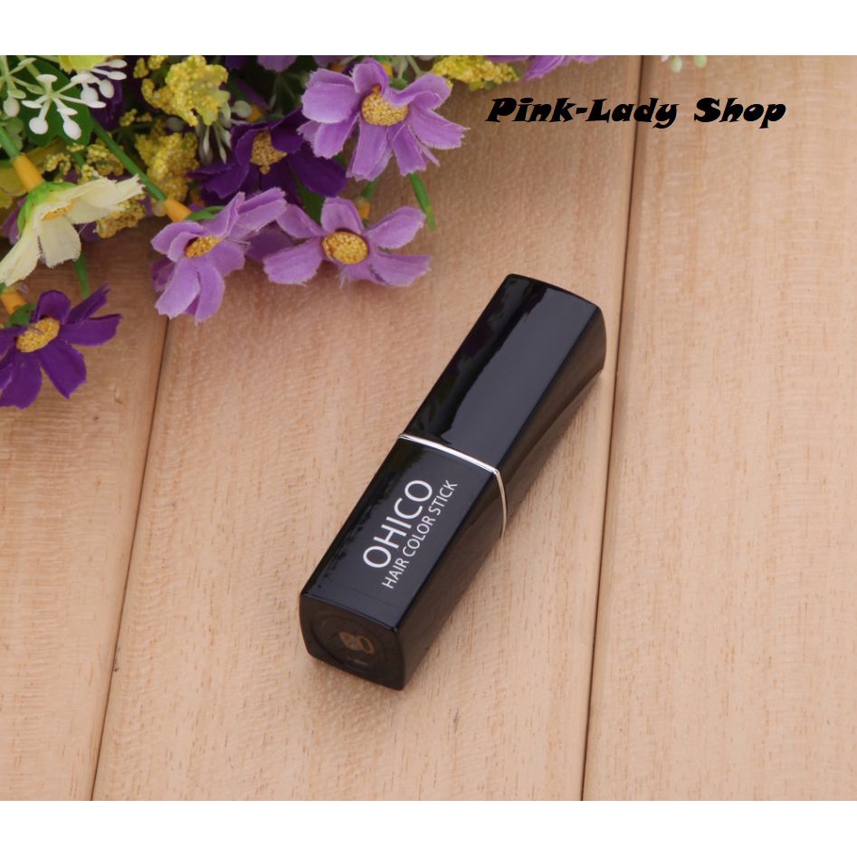 Son Nhuộm Tóc Phủ Bạc Tạm Thời Màu Đen (Black) 4g/Thỏi OHICO