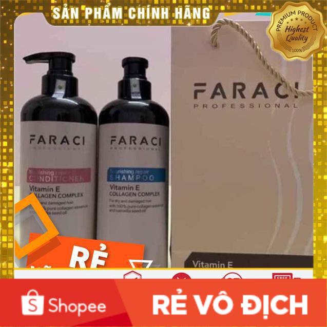 [ CHÍNH HÃNG CTY Siêu Thơm ] Gội Xả Faraci Siêu Mềm Mượt 750ml X 2 Siêu Thơm