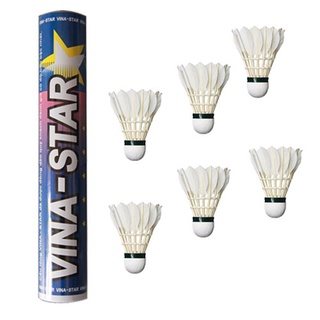 Ống cầu lông Vinastar xanh đặc biệt hộp 12 trái