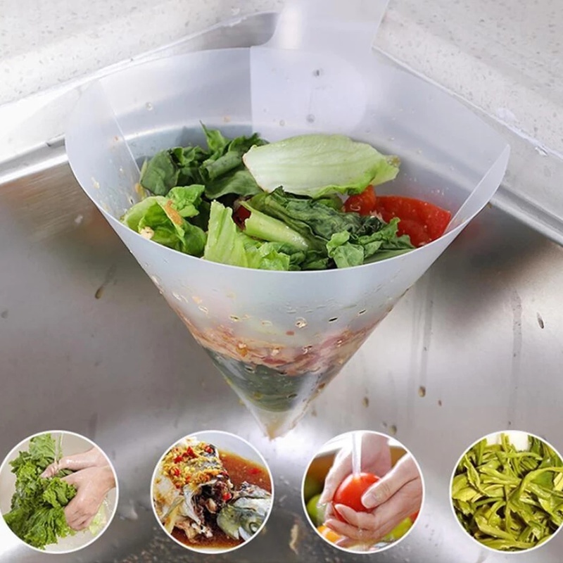 Dụng Cụ Lọc Thức Ăn Thừa Chống Tắc Nghẽn Ống Thoát Nước Có Thể Gấp Gọn Cho Nhà Bếp