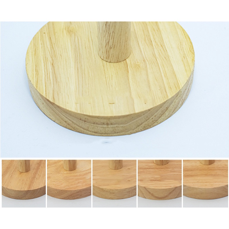 Đèn ngủ để bàn đế gỗ phong cách bắc âu