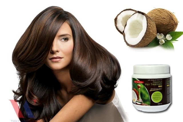 Kem Ủ Tóc Dừa Non Thái Lan Coconut Hairtreatment Phục Hồi Hư Tổn 500ml