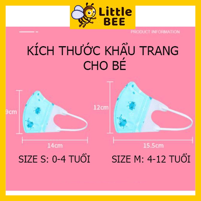 Khẩu trang cho bé, từ 0-12 tuổi, khẩu trang trẻ em cao cấp kháng khuẩn chống bụi LITTLEBEE. | BigBuy360 - bigbuy360.vn