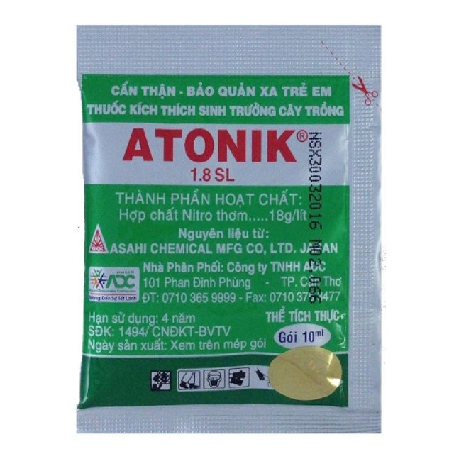 Atonik kích thích sinh trưởng