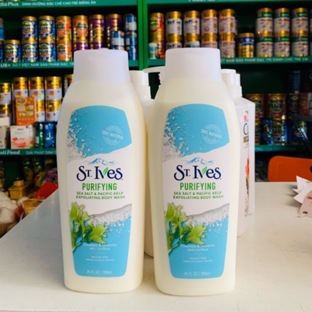 ST.Ives sữa tắm muối biển 709ml