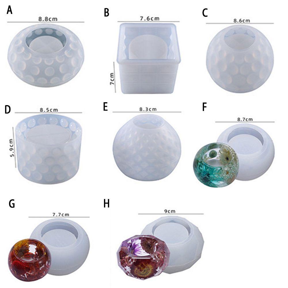 Khuôn Silicone Làm Chậu Hoa / Nến Trang Sức DIY 1 Ngăn Tiện Lợi