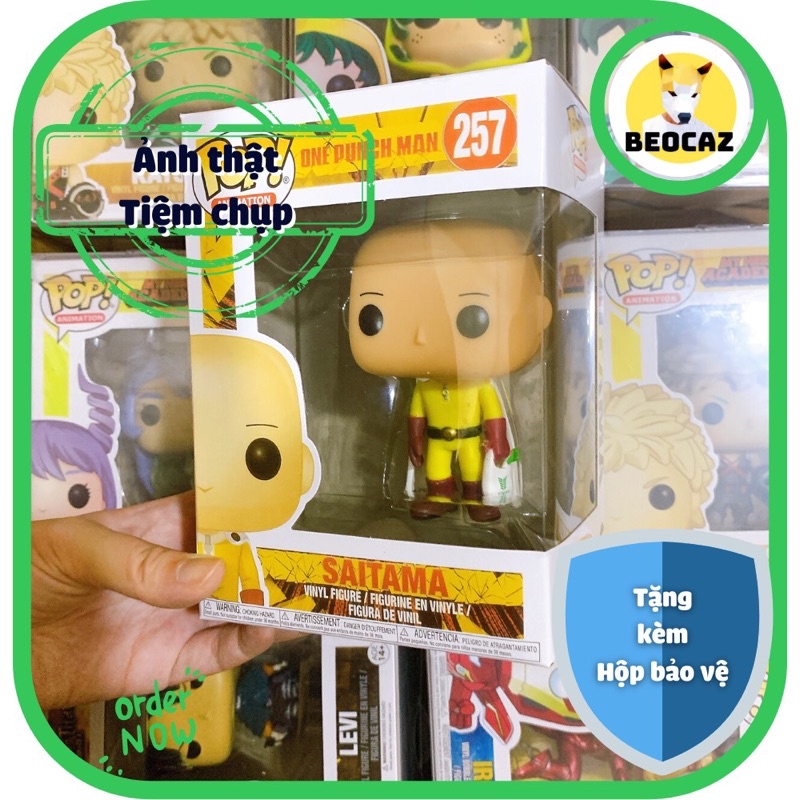 [Full Box Tặng Hộp Bảo Vệ] Mô hình Funko nội địa Trung dễ thương Saitama No.257 - One Punch Man Chỉ Một Cú Đấm