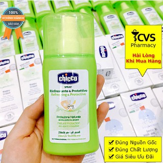 Xịt Chống Muỗi CHICCO - SPRAY REFRESHING & PROTECTIVE (100ml)