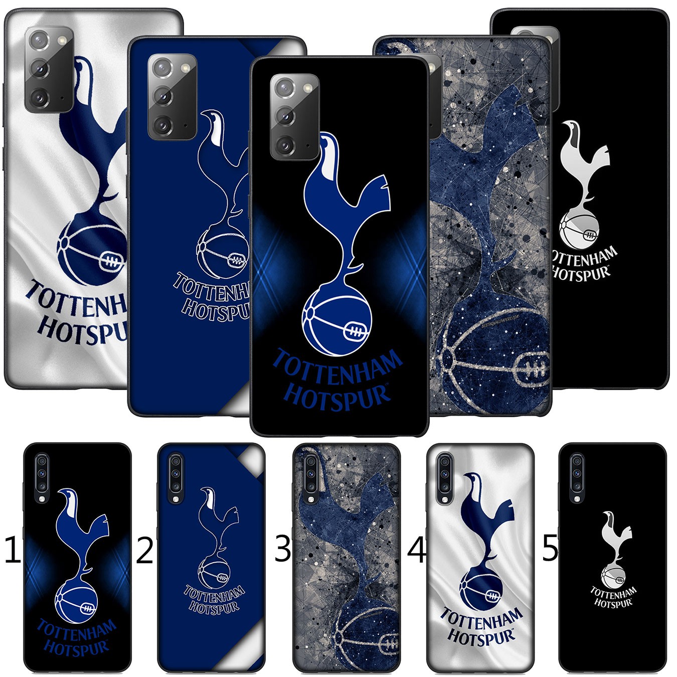 Samsung Galaxy Note 20 Ultra Note 10 Plus  Lite 8 9 S7 Edge M11 Casing Soft Silicone Phone Case Tottenham Hotspur Football Cover
