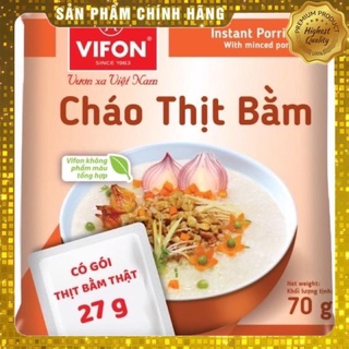 Cháo thịt vifon có gói thịt thật 70g