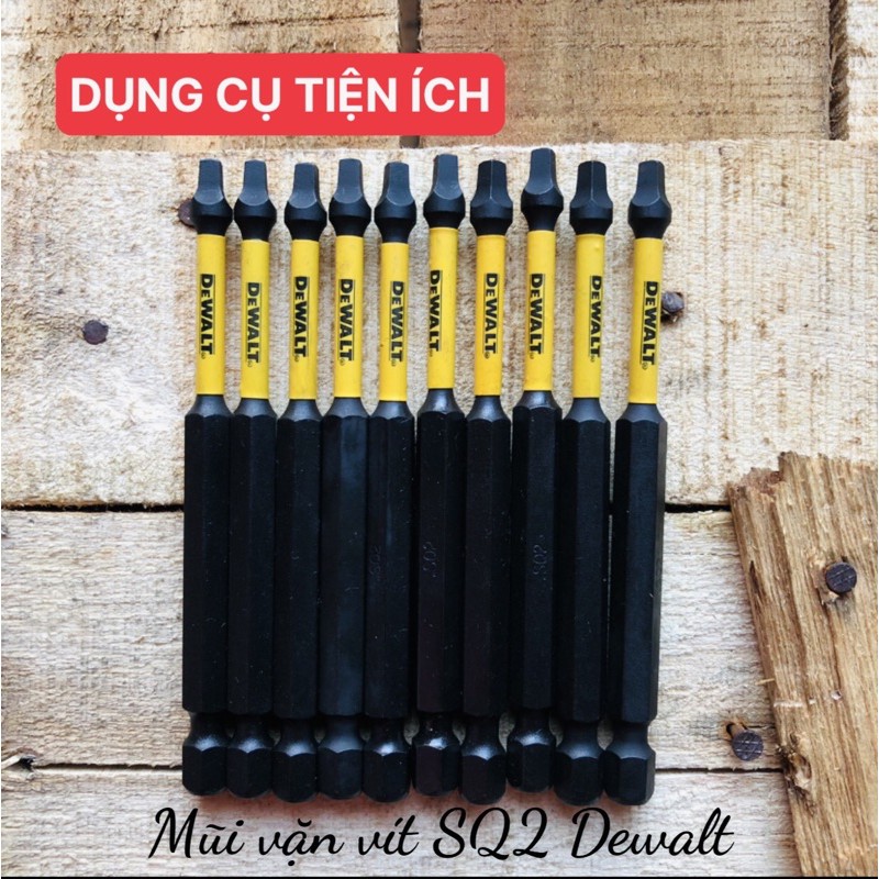 Mũi vặn vít SQ2 SQ3 (đầu vuông) - DEWALT 🇺🇸🇺🇸🇺🇸