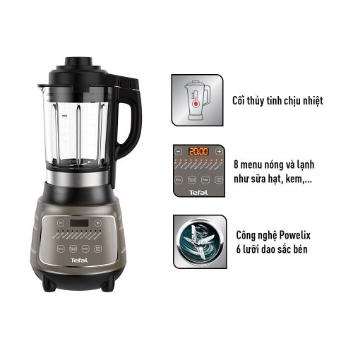 Máy làm sữa hạt đa năng Tefal BL967B66 - Hàng Chính Hãng