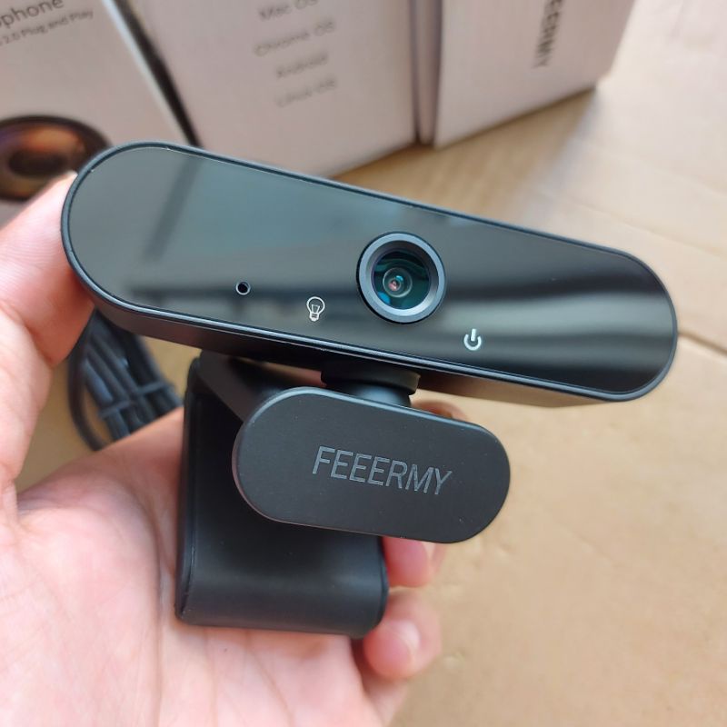 Các loại Webcam chất lượng, hình ảnh rõ nét : Webcam Feeermy