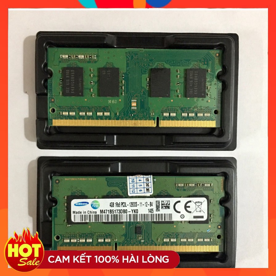 Ram laptop DDR3L 4GB bus 1600 PC3L-12800S Hynix / Samsung