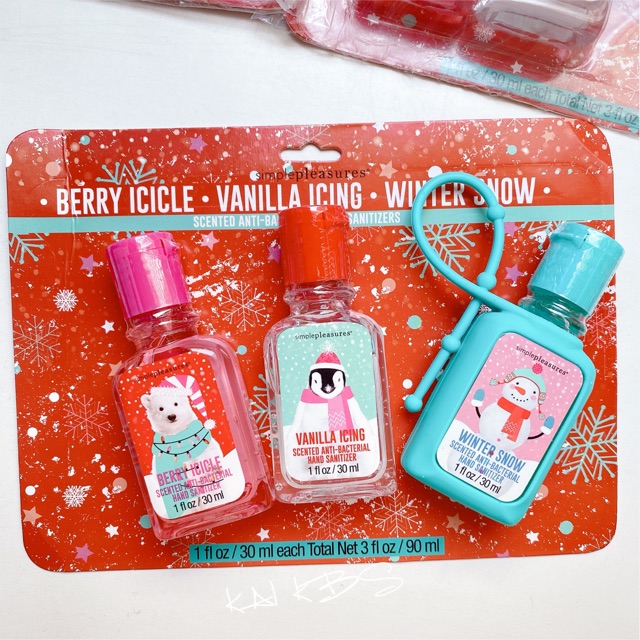 🎀 HÀNG CÓ SẴN 🎀 SET 3 CHAI GEL RỬA TAY CHO BÉ