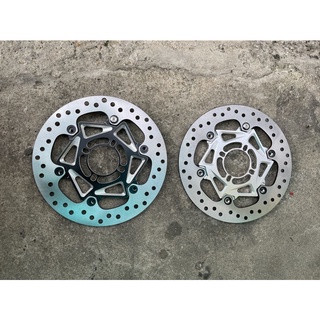Combo đĩa trước + lòng cnc 3d ốc thái inox304 và pat cnc gắn các dòng xe máy