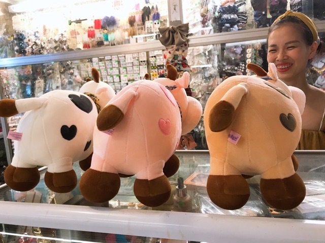 Gấu bông hình bò sữa  các cỡ