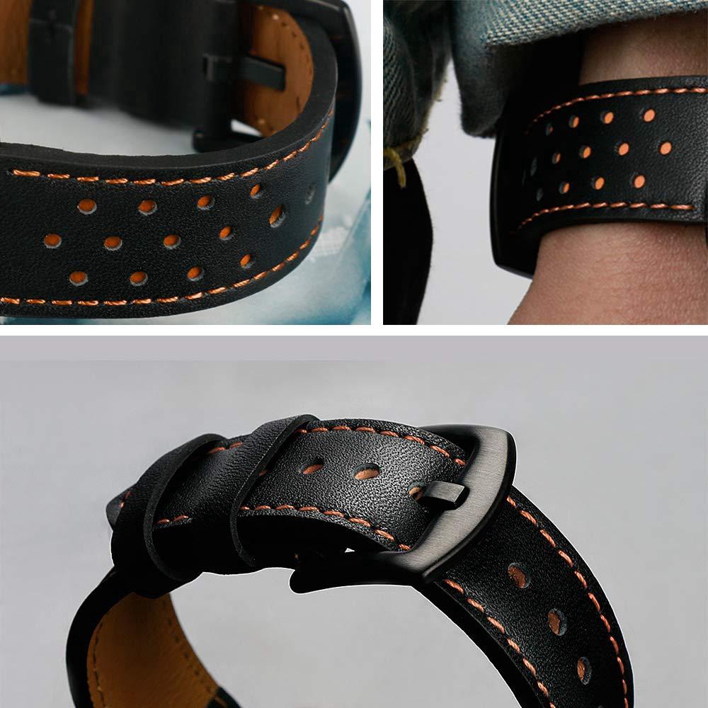 Dây da Jansin thay thế chuyên dụng cho đồng hồ thông minh Garmin Venu SQ