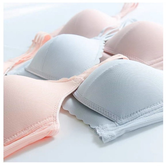 Áo lót bầu su tăm_áo ngực bầu mặc sau sinh cho bé ti tiện lợi