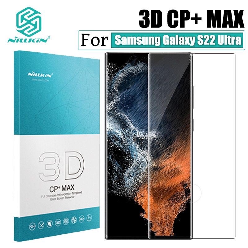 Dán kính cường lực Nillkin CP+ Max cho Samsung S22 Ultra Full màn hình chính hãng