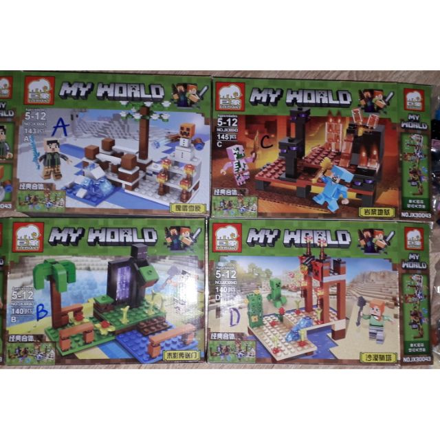 Lắp ráp 1 hộp LegoMyWord 30043 có từ 100 chi tiết bằng nhựa