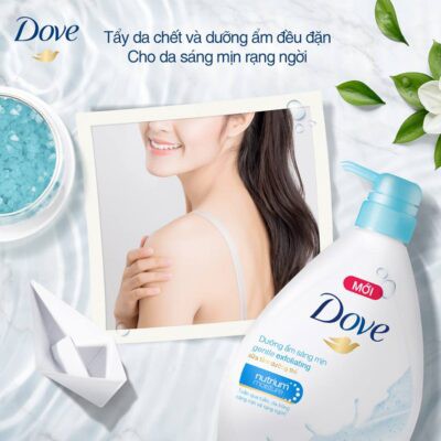 Sữa tắm dưỡng ẩm sáng mịn Dove Gentle Exfoliating 530g